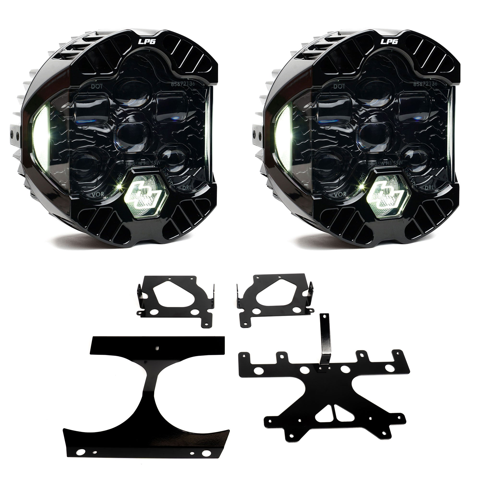 DOT LP6 LED Headlight Kit - 2015-2023 Harley Davidson Road Glide