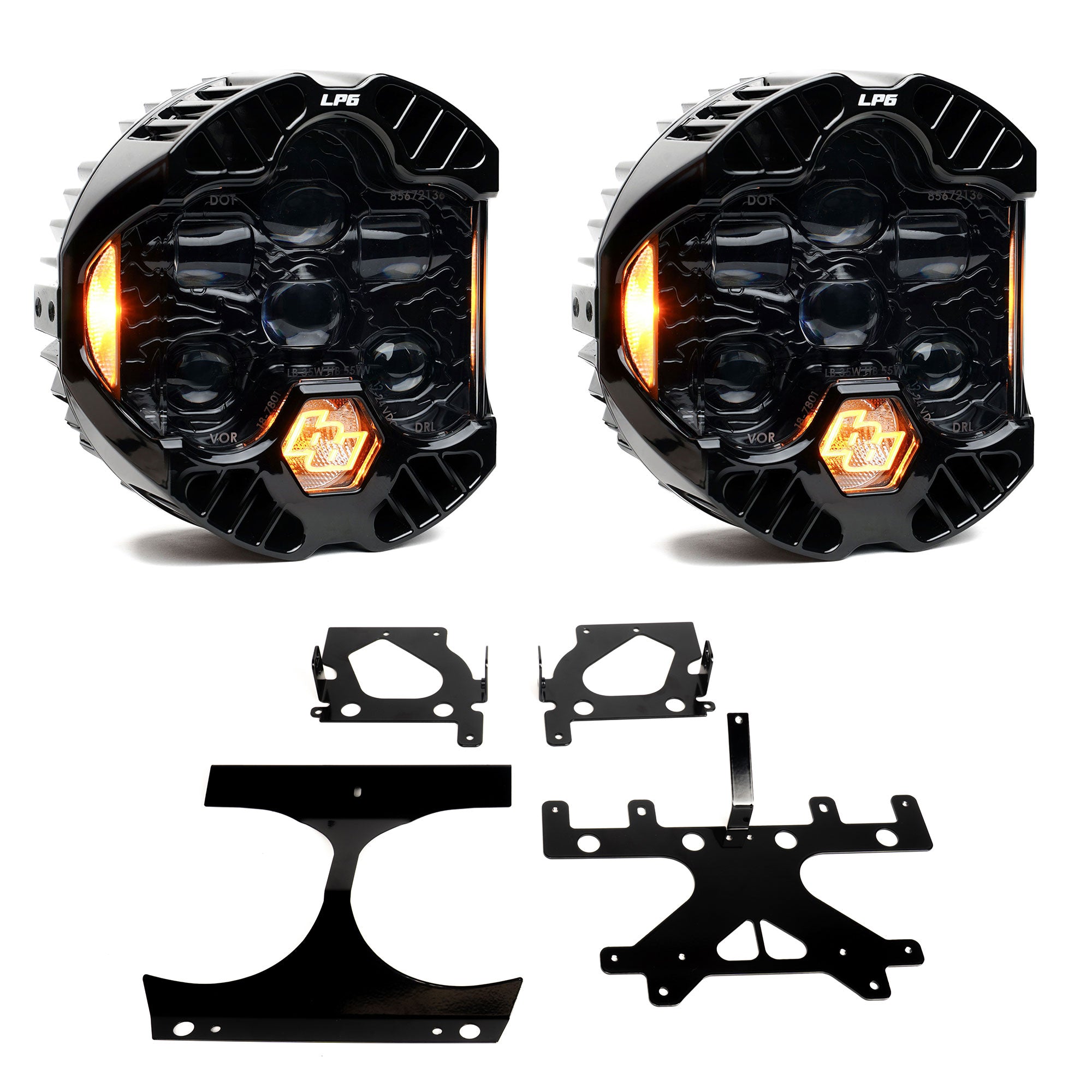 DOT LP6 LED Headlight Kit - 2015-2023 Harley Davidson Road Glide