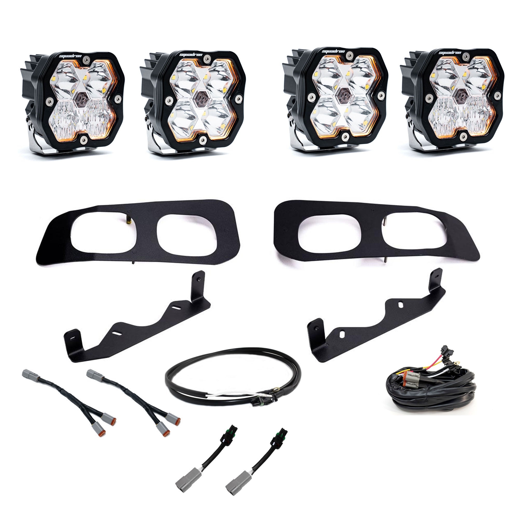 Squadron 2.0 Sport Dual Fog Pocket Light Kit - Ford 2023-26 F-250/350 Super Duty