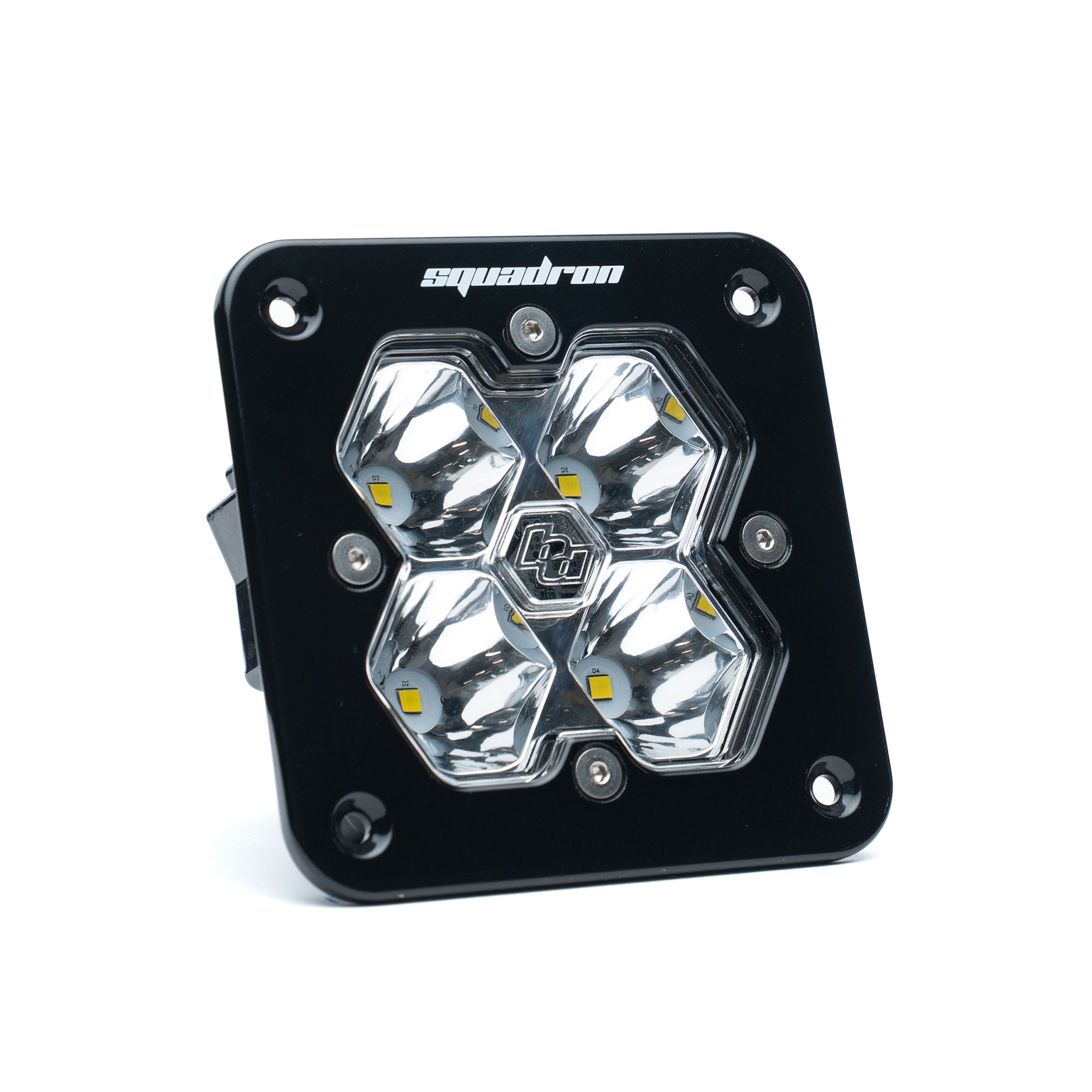 Squadron 2.0 Sport Black Flush Mount LED Auxiliary Light Pod - Universal