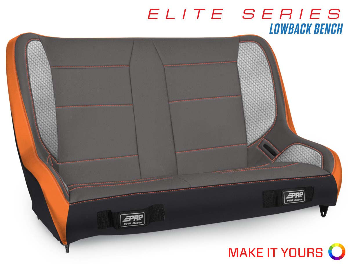 Elite Series Low Back Rear Suspension Bench Seat (Custom)