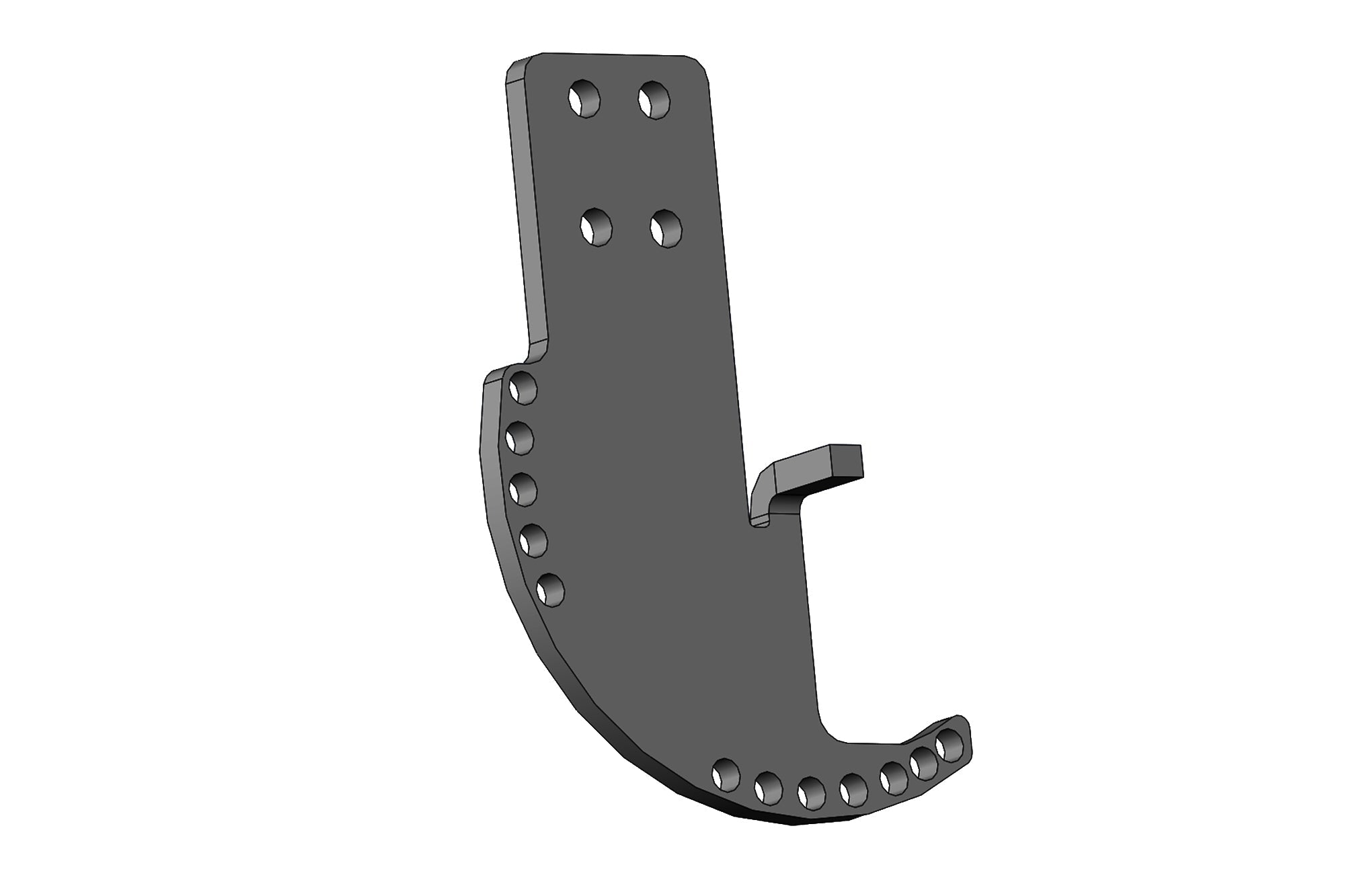 Shutter Motor Bracket for 2019+ Chevy & GMC 1500 & 2500