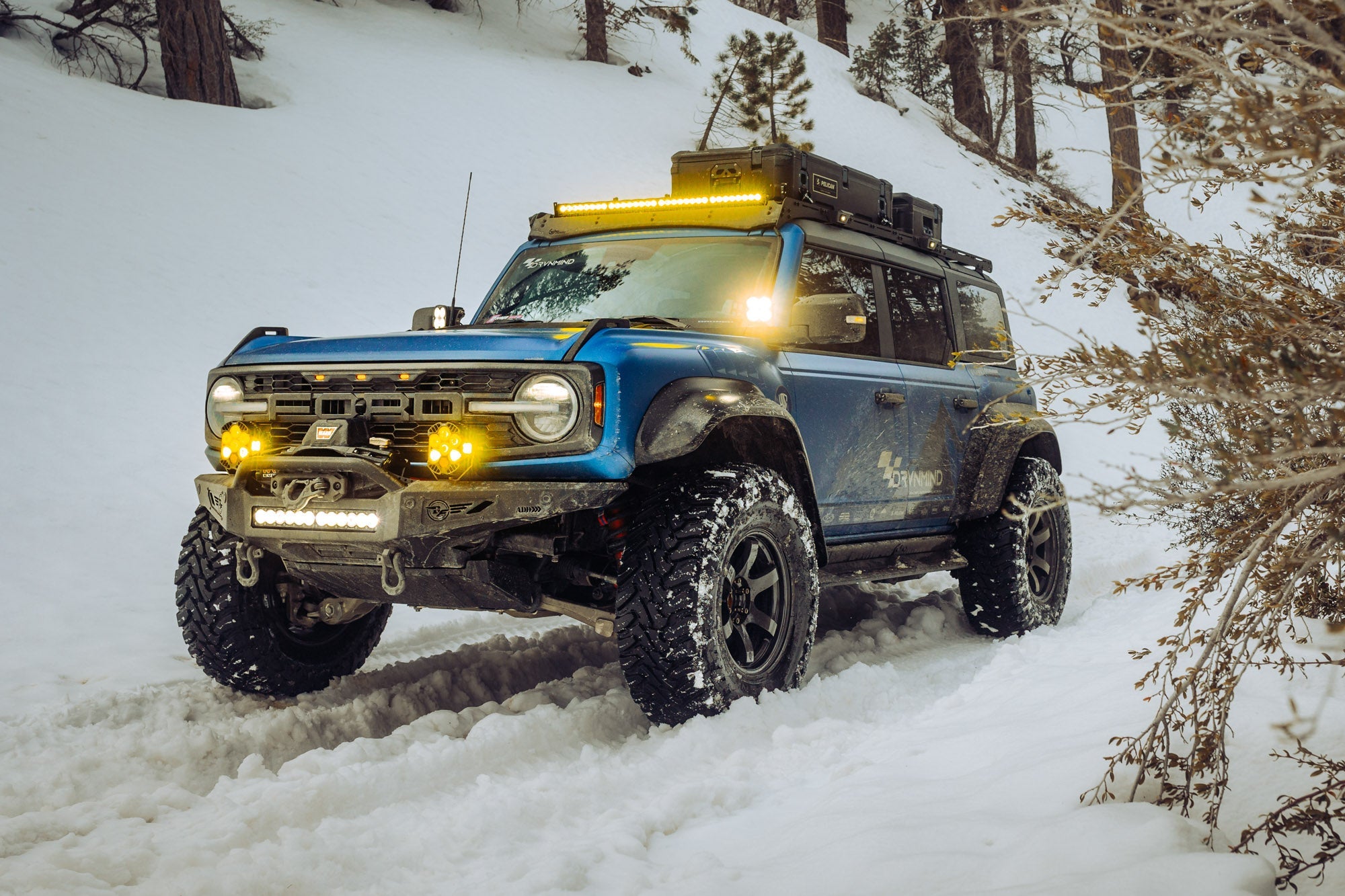 2021-2026 Ford Bronco Rock Fighter Winch Front Bumper