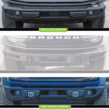 Ford Squadron Sport Fog Pocket Light Kit - Ford 2019-2023 Ranger; 2021-2025 Bronco NOTE: w/ OE Plastic Bumper