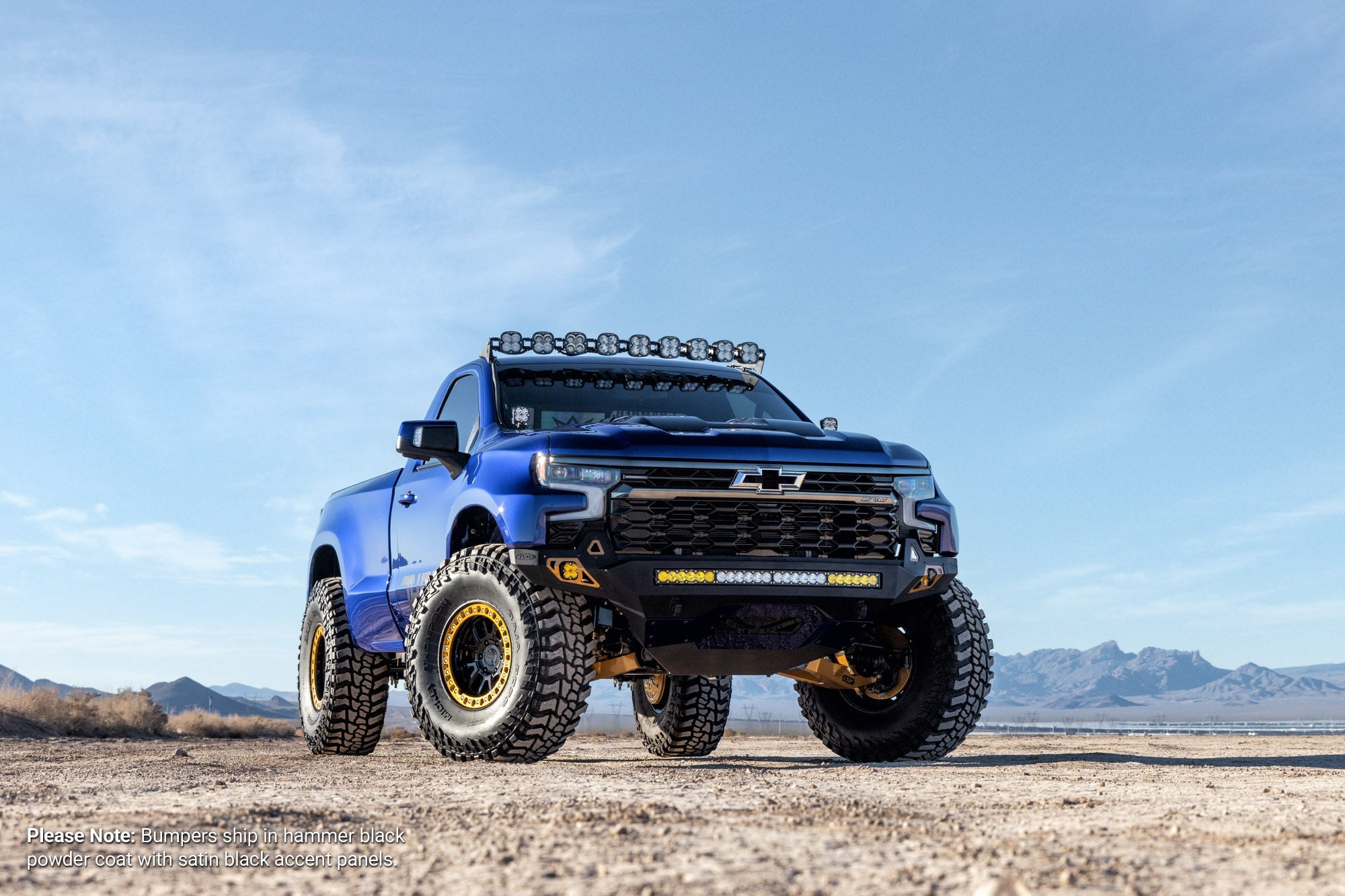 2022-2026 Chevy Silverado 1500 ZR2 Stealth Fighter Front Bumper