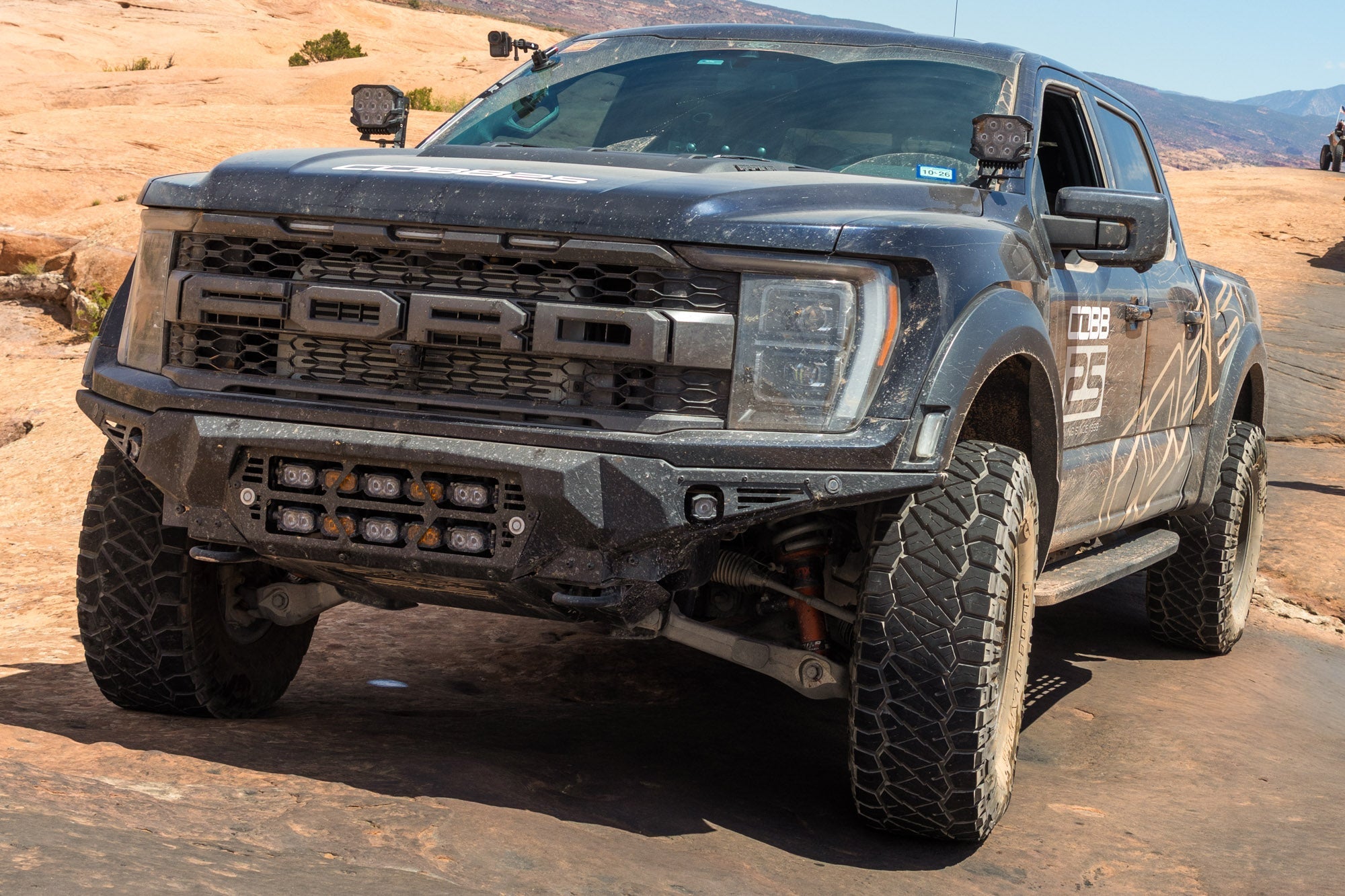 2021-2026 Ford F-150 Raptor/Raptor R Bomber Front Bumper (20-Inch Lights)
