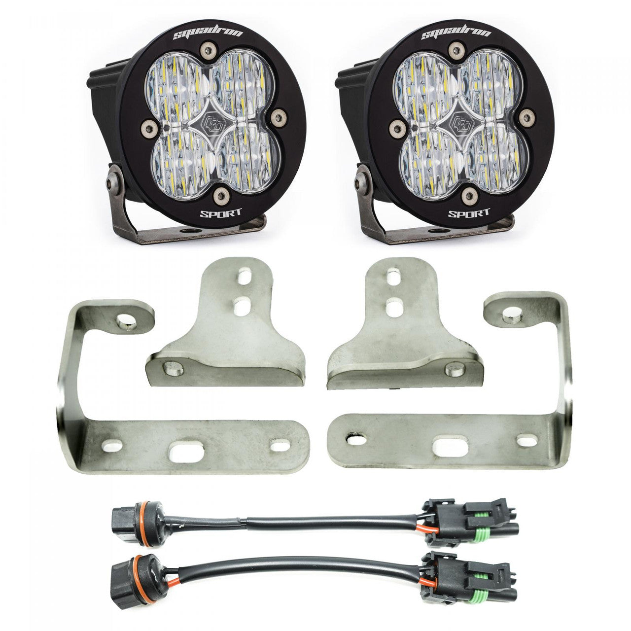 Jeep JL/JT Squadron-R Sport Fog Pocket Light Kit - Jeep 2020-2026 Gladiator; 2018-2026 Wrangler JL