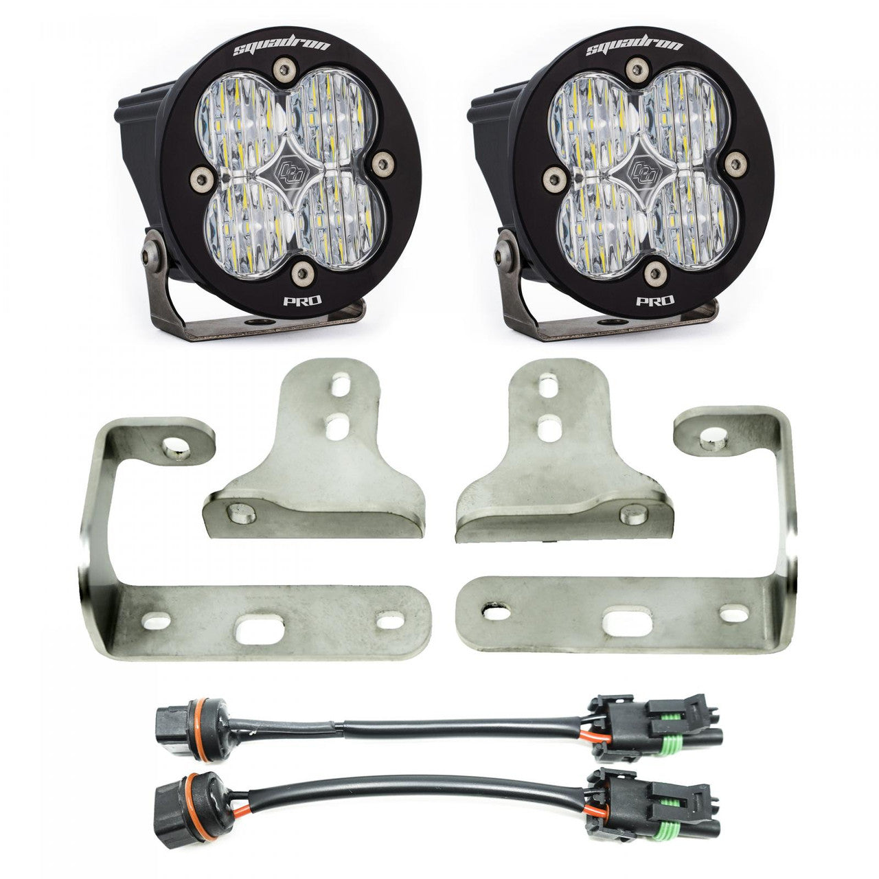 Jeep JL/JT Squadron-R Pro Fog Pocket Light Kit - Jeep 2020-2026 Gladiator; 2018-2026 Wrangler JL