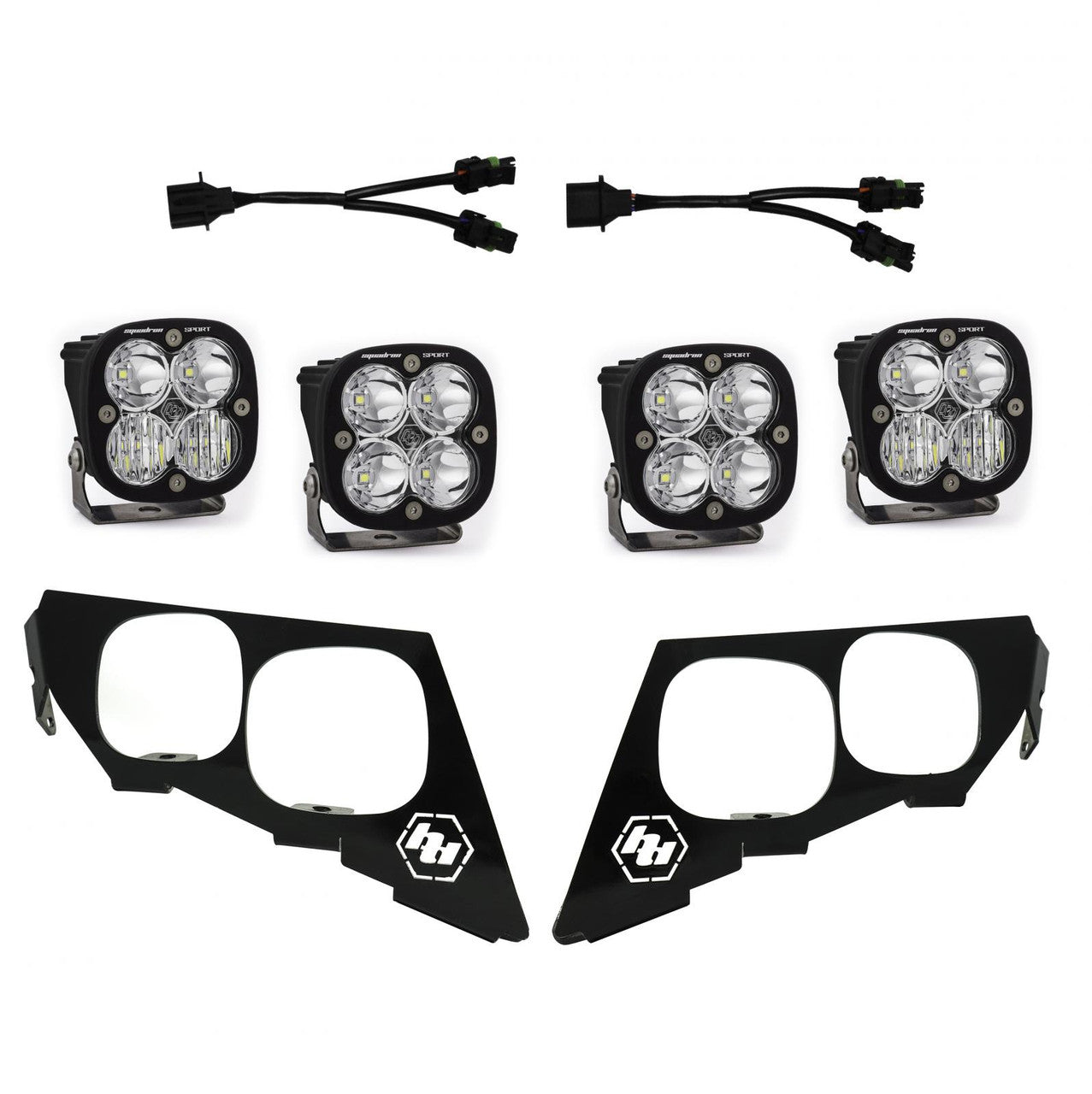 Textron/Arctic Cat Squadron Sport Headlight Kit - Arctic Cat 2020-21 Wildcat XX; Textron 2018-19 Wildcat XX