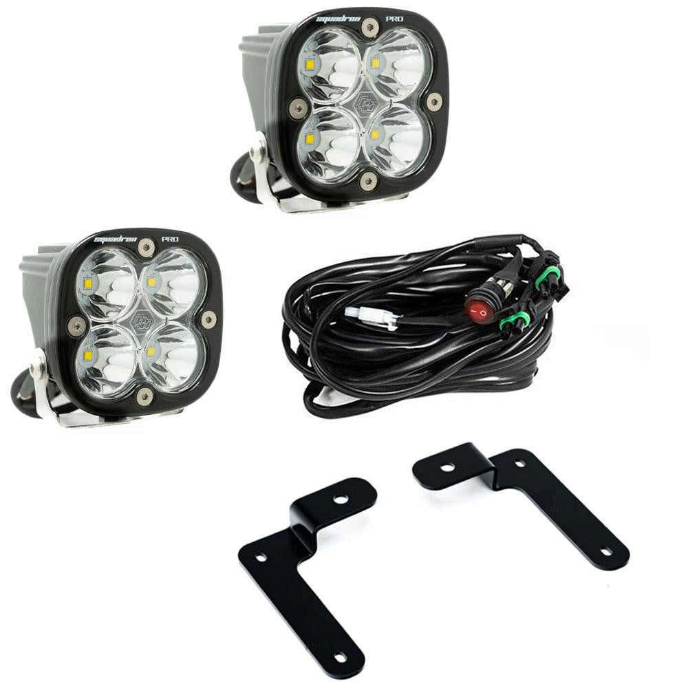 Jeep JL/JT Squadron Pro A-Pillar Light Kit - Jeep 2020-2026 Gladiator; 2018-2026 Wrangler JL