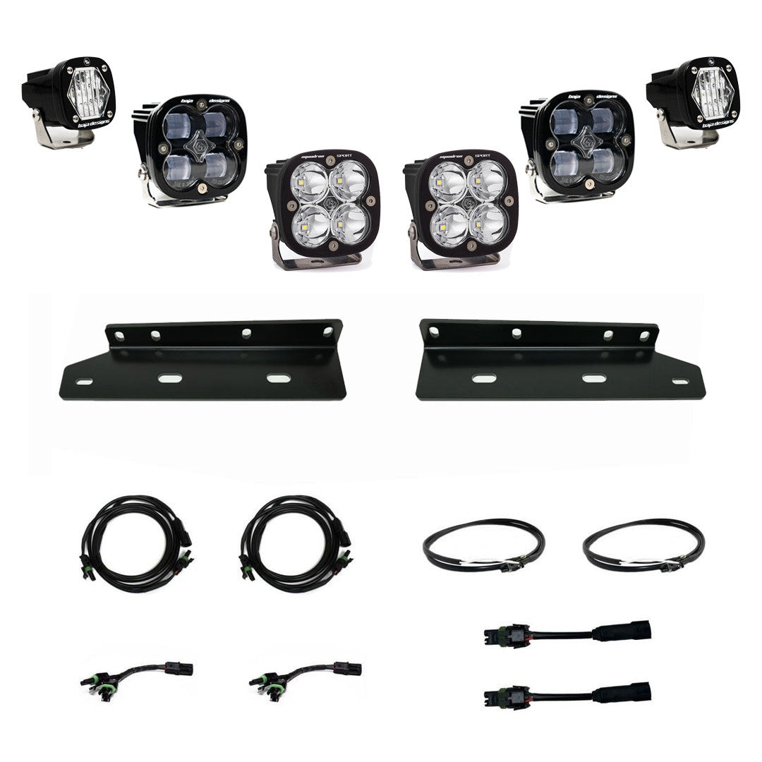 Ford Squadron SAE/S1 Fog Pocket Light Kit - Ford 2021-2026 F-150