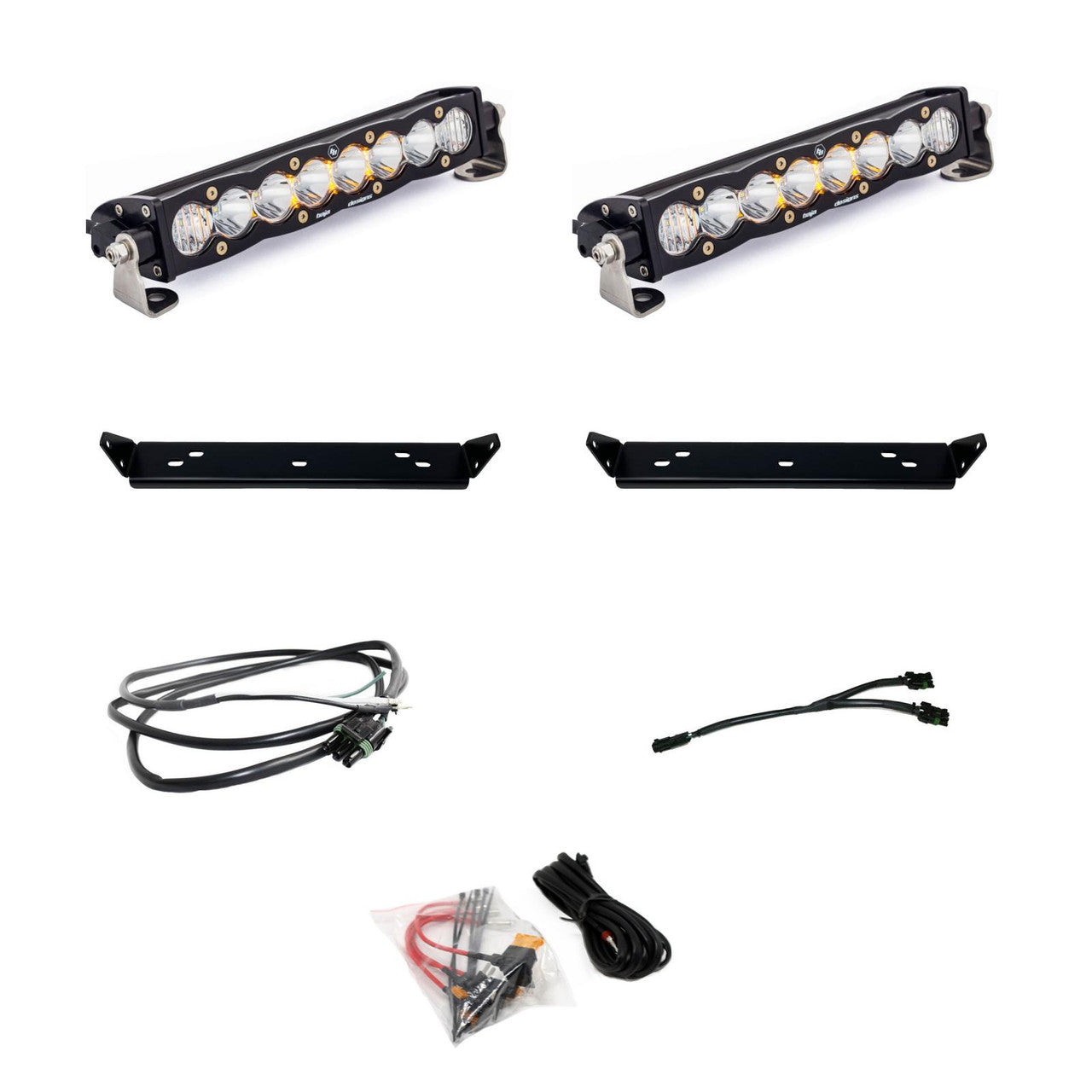 Ford S8 10 Inch Dual Behind Grille Light Bar Kit - Ford 2021-2026 F-150 Raptor, 2024-2026 F-150 Raptor 37/R