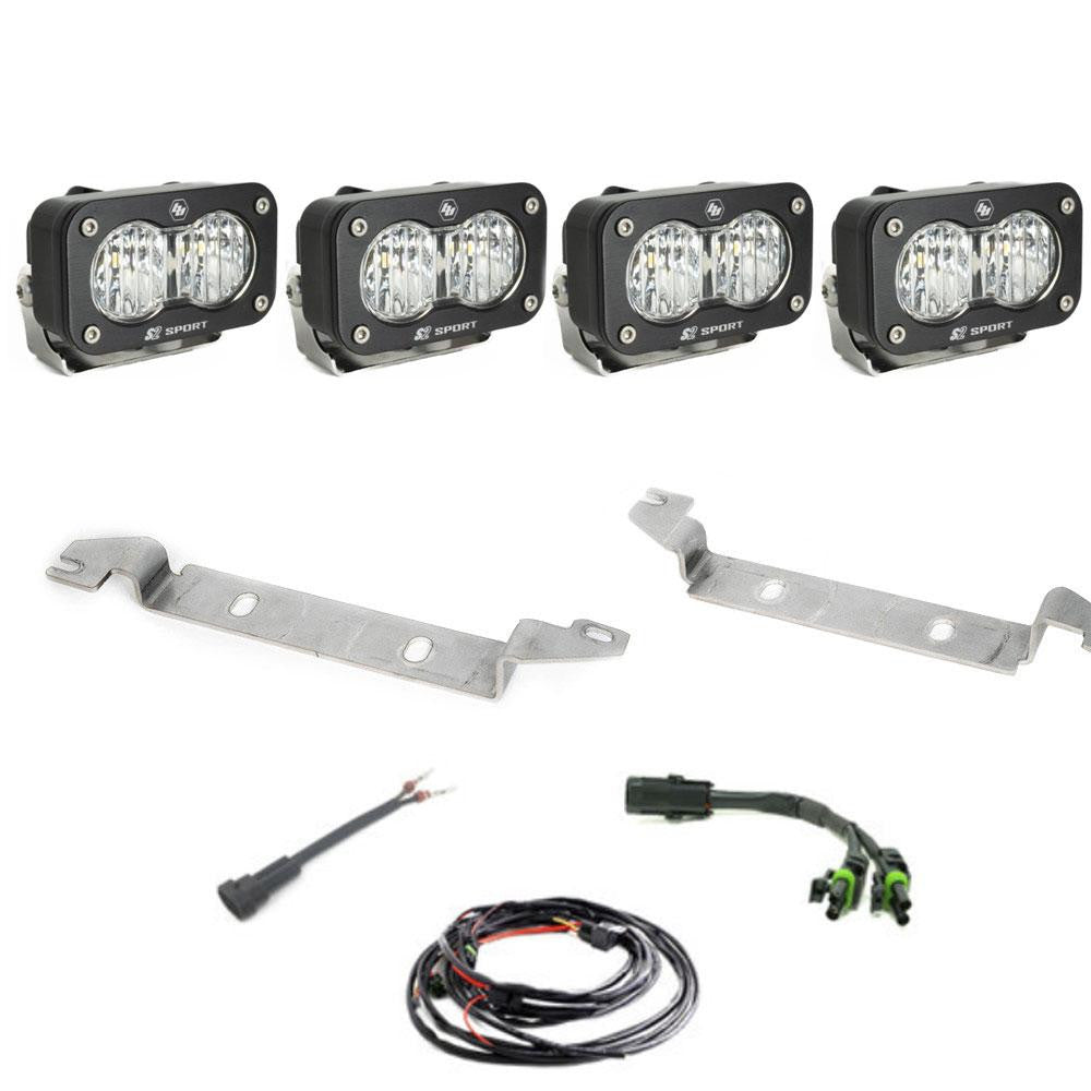 S2 Sport OEM Fog Light Replacement Kit - Toyota 2023-2026 Sequoia