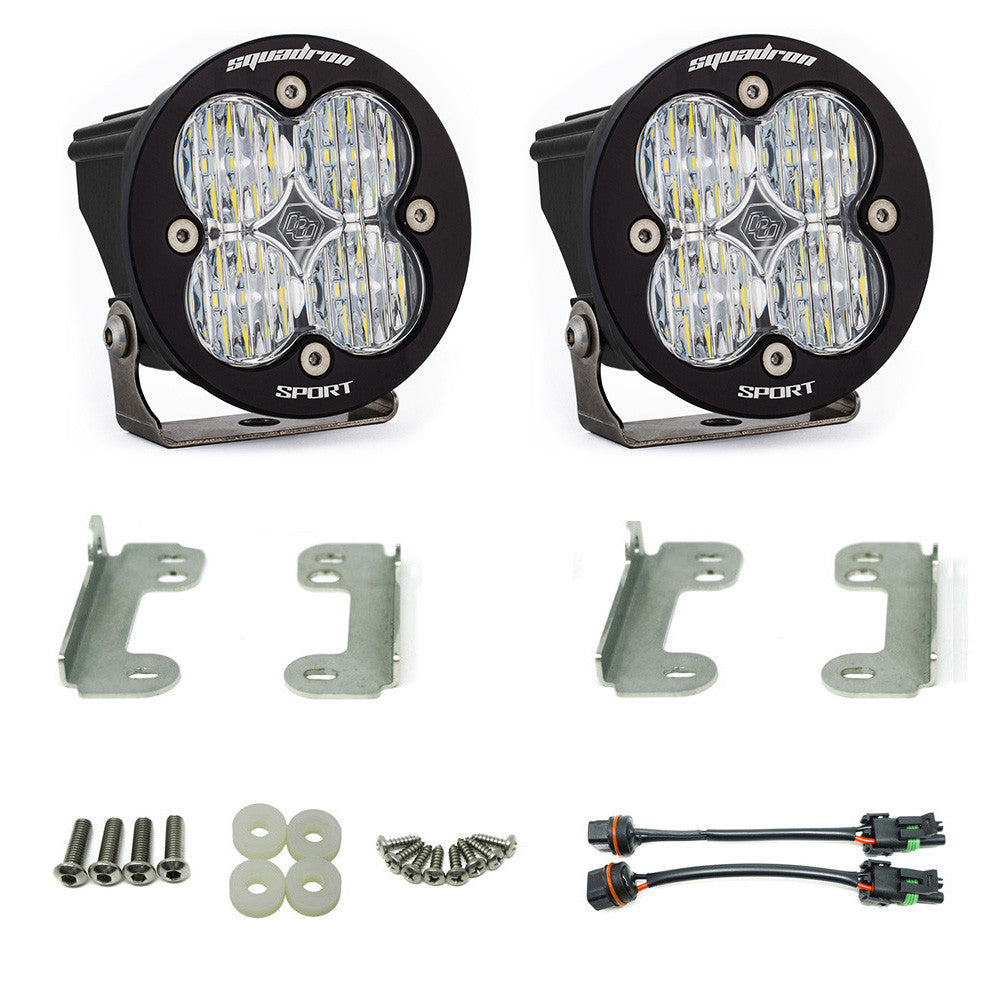 Jeep JK Squadron-R Sport Fog Pocket Light Kit - Jeep 2007-09 Wrangler JK