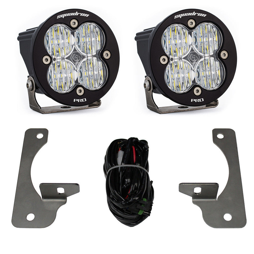 Jeep JK Squadron-R Pro Fog Pocket Light Kit - Jeep 2007-09 Wrangler JK