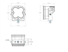 XL Pro LED Auxiliary Light Pod Pair - Universal