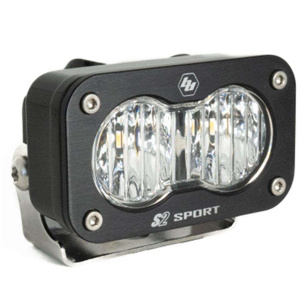 LED Work Light Clear Lens Spot Pattern Each S2 Sport Baja Designs