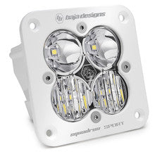 Squadron Sport White Flush Mount LED Auxiliary Light Pod - Universal