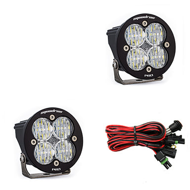 LED Light Pods Clear Lens Spot Pair Squadron R Pro Baja Designs