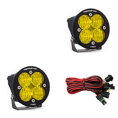 LED Light Pods Baja Amber Lens Driving/Combo Pair Squadron R Pro Baja Designs