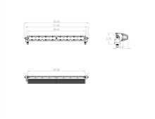 S8 Straight LED Light Bar - Universal