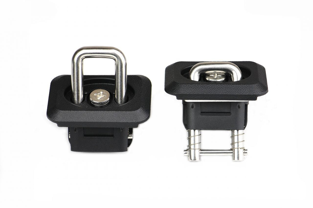 Corner Bullet Inner Bed Retractable Tie Down Anchors - 2009-2020 Dodge RAM