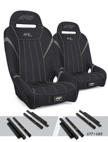 GT/S.E. Suspension Seats Kit for Polaris General, RZR S 900, 900 Trail, Trail, XP 1000, Turbo, Turbo S (Pair)