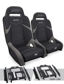 GT3 Suspension Seats Kit for Polaris RZR 570, 800, 900 (Pair)
