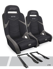 GT3 Suspension Seats Kit for Polaris RZR PRO XP, PRO R, Turbo R, PRO S (Pair)