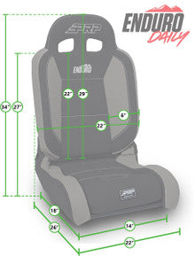 EnduroDaily Reclining Suspension Seat (Custom)