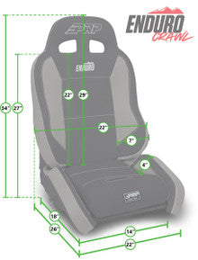 EnduroCrawl Reclining Suspension Seat (Custom)