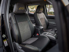 Front Seat Covers for 2012-2015 Toyota Tacoma; TRD & Sport Edition (Pair) (Custom)