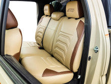 Rear Bench Cover for 2016-2023 Toyota Tacoma; Double Cab (Custom)