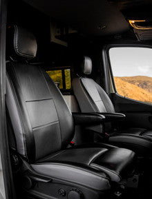 Front Seat Covers for 2019+ Mercedes Sprinter Van (Pair) (Custom)