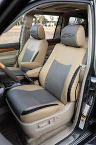 Front Seat Covers for 2003-2009 Lexus GX470 (Pair) (Custom)
