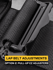 5.3x2 Harness with Pull Up Lap Belt