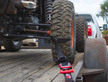1.5" UTV Wheel Lasso Tie-Down (2 Pack) - Black