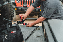 Ratchet 2 in. x 10 ft. Tie Down w/ Twisted Snap Hooks and Axle Strap