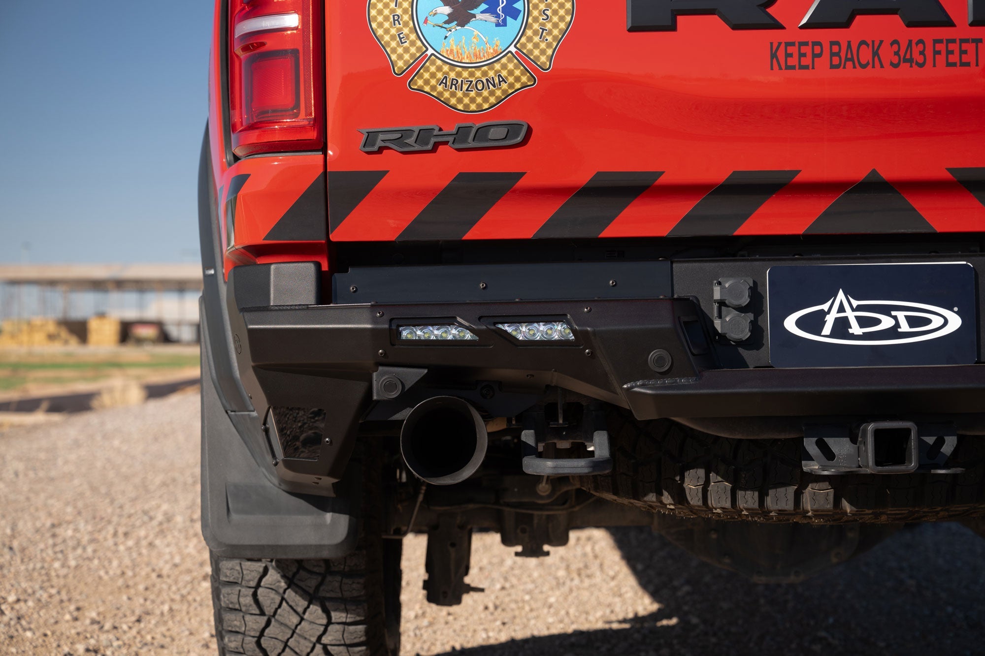 2025-2026 Ram RHO Phantom Rear Bumper