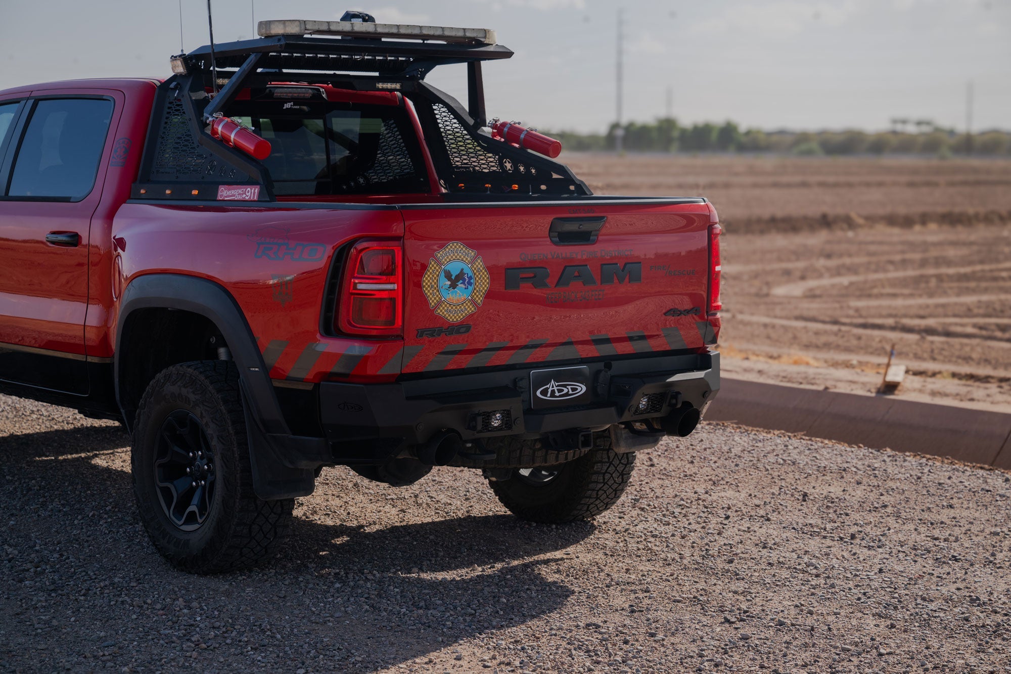 2025-2026 Ram RHO Stealth Fighter Rear Bumper