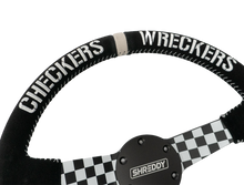 PRP X Shreddy Checkered Steering Wheel, Deep Dish