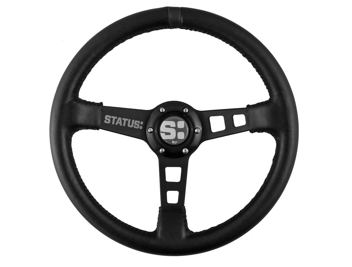 SR Deep Dish Leather Steering Wheel (WSL)