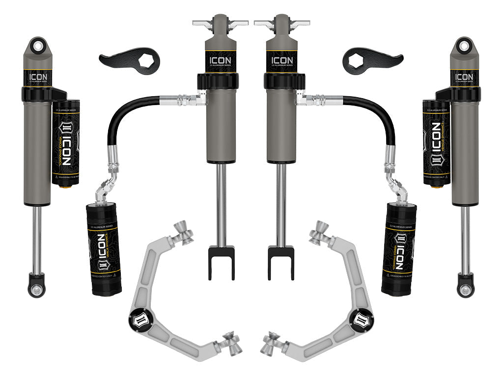 ICON 2020-2026 Chevrolet Silverado/GMC Sierra 2500/3500 HD, 2-3.5" Lift, Stage 3 Suspension System, Billet