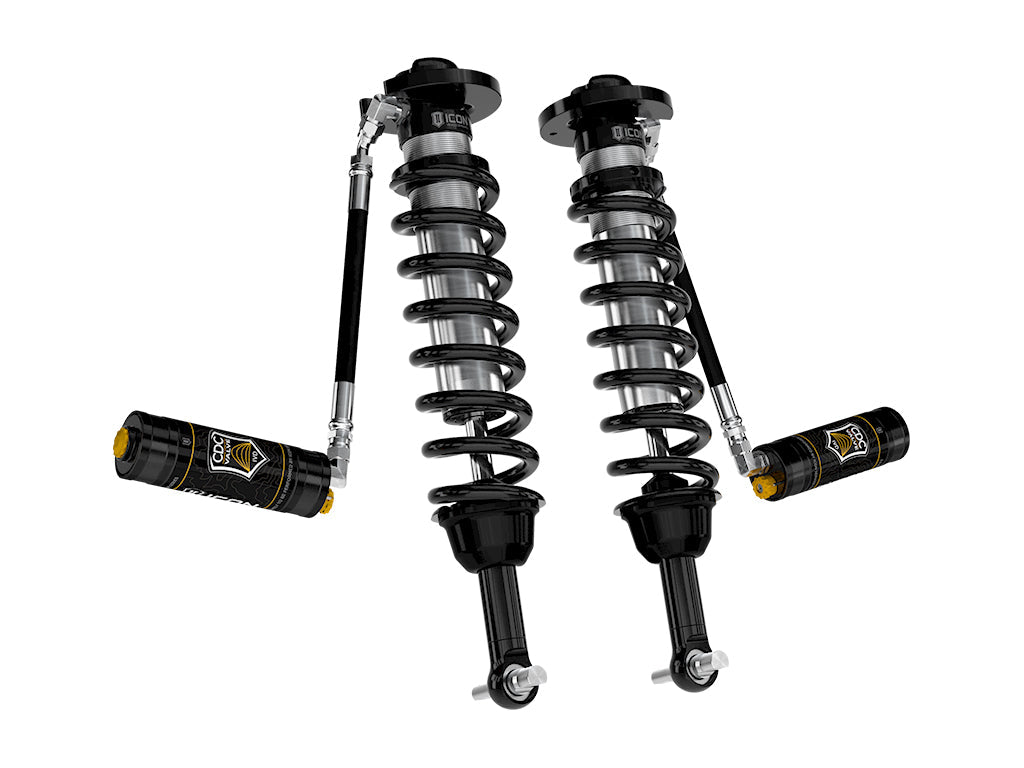 ICON 2021-2025 Ford F-150 4WD, 2.75-3.5" Lift, Front, V.S. 2.5 Series Coilovers, Remote Reservoir w/ CDCV, Pair