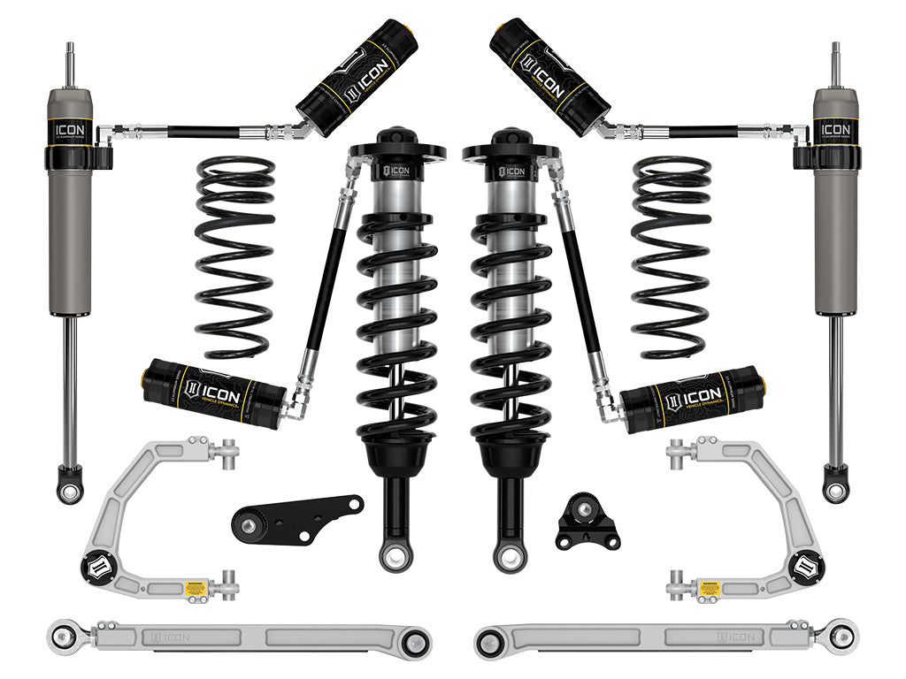ICON 2024-2025 Toyota Tacoma 1.25-3" Lift, Stage 7 Suspension System, Billet, Overland Rear Springs