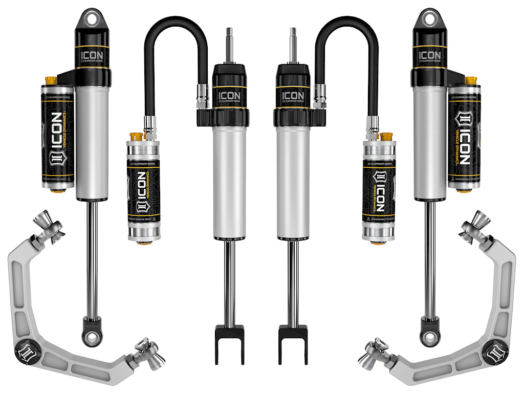 ICON 2020-2026 GM 2500/3500 HD, 0-2" Lift, Stage 3 Suspension System, Billet