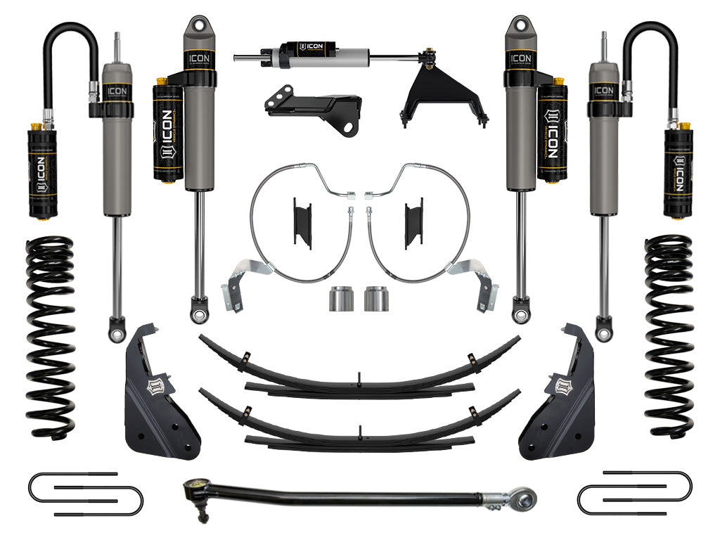 ICON 2023-2025 Ford F-250/F-350 Super Duty 4WD, Diesel, 4.5" Lift, Stage 5 Suspension System w/ Expansion Packs
