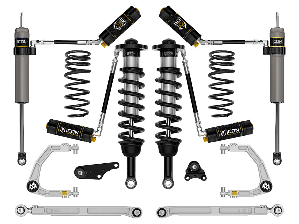 ICON 2024-2026 Toyota Tacoma 1.25-3" Lift, Stage 8 Suspension System, Billet, Triple Rate Rear Springs