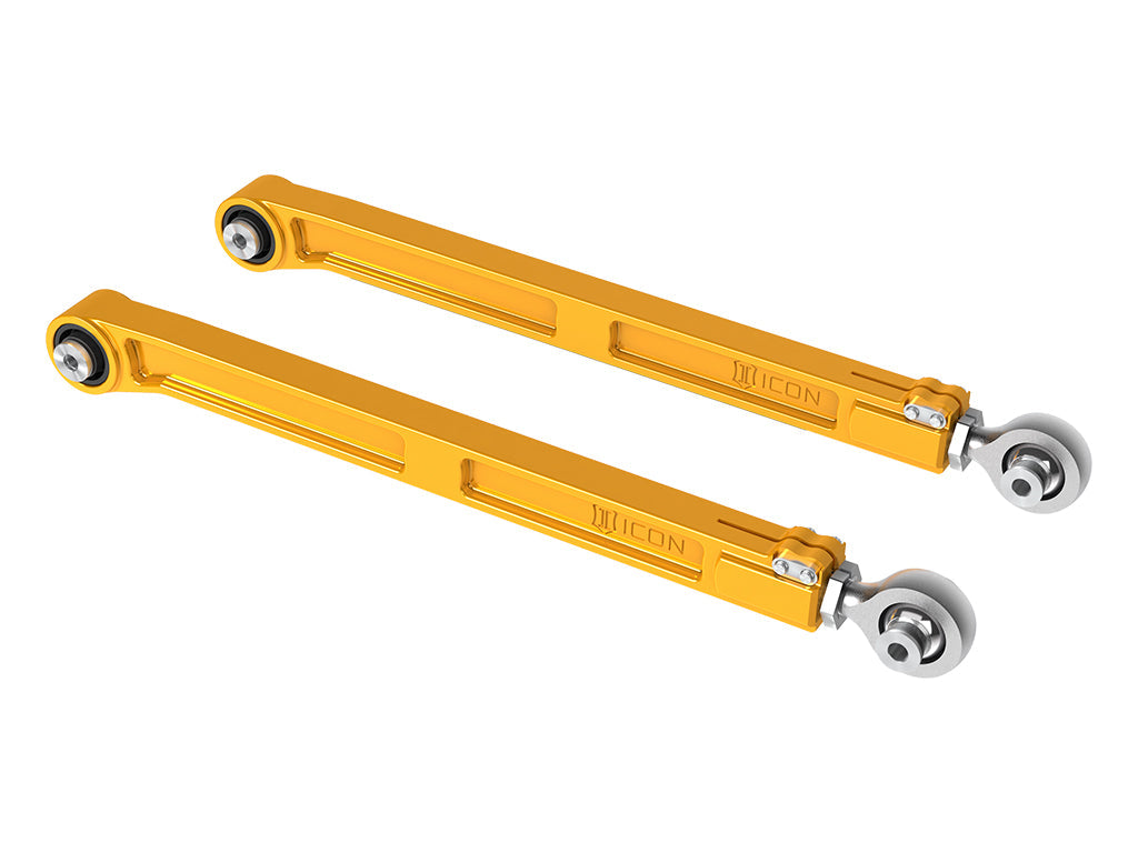 ICON 2022-2026 Toyota Tundra/2023-2025 Toyota Sequoia/2024-2026 Toyota Tacoma, Rear, Billet Lower Link Kit, Gold Anodizing