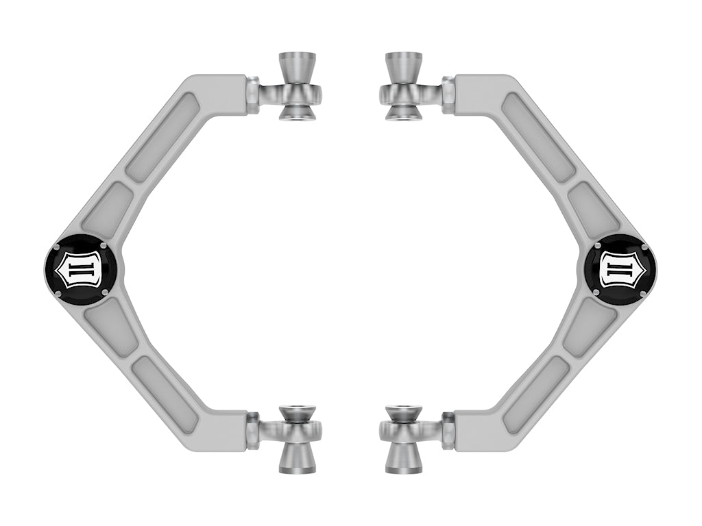 ICON 2020-2026 Chevrolet Silverado/GMC Sierra 2500/3500 HD, Front Upper, Billet Control Arm Kit, w/ Delta Joint Pro HD